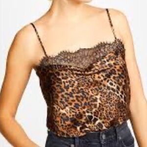 Cami the Romy animal print bodysuit size Small